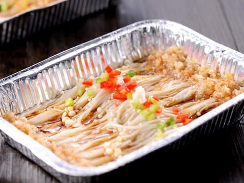 北海锡纸烤金针菇